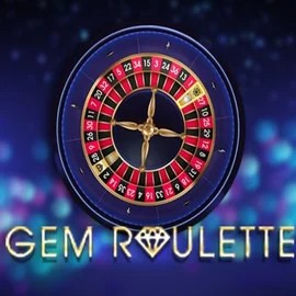 Gem Roulette slot logo by iSoftBet at Clover Casino