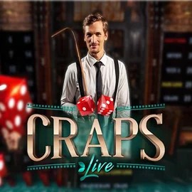 Enjoy Live Craps by Evolution – logo hosted on clovercasinoo.co.uk
