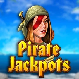 Pirate Jackpots online game logo by Belatra Games on clovercasinoo.co.uk