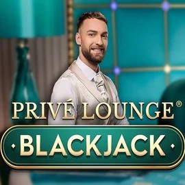 Privé Lounge Blackjack logo by Pragmatic Play at Clover Casino