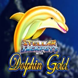 Dolphin Gold with Stellar Jackpots game by Lightning Box Game – logo hosted on Clover Casino